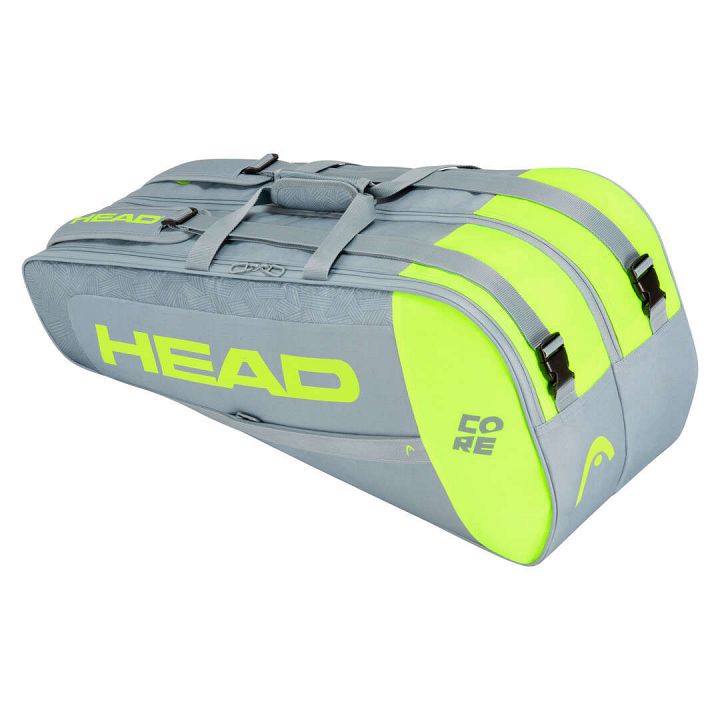 Head Core Combi 6R Gray / Neon Yellow